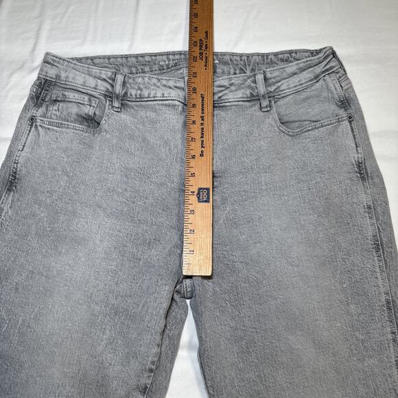 Old Navy Jeans Womens 14 Gray Vintage Slim Jeans Stretch Denim Smooth Pocket EUC - Picture 9 of 13